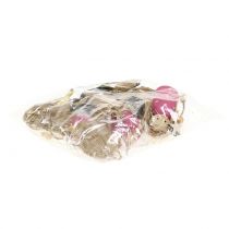 gjenstander Treengler til oppheng grå, rosa 7,5cm 6 stk