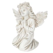 gjenstander Englefigur som ber, gravdekorasjon, sittende, 13 cm, 2 stk.