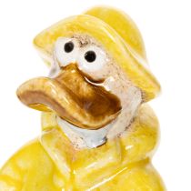 gjenstander Andefigurer, regnfrakk keramiske figurer for morsom balkong- og hagedekorasjon, 11 cm, 4 stk.