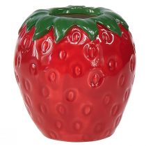 gjenstander Jordbær dekorativ vase keramisk blomsterpotte Ø8,5cm H8,5cm