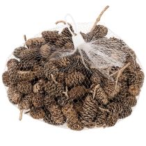 gjenstander Alderkongler, naturprodukt til dekorasjon og håndverk, gull, 3 cm, 300 g