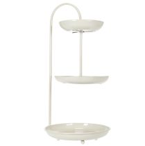 gjenstander Tre-lags borddekorasjon, ideell for stuer, anledninger, bryllup, 55 cm