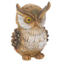 gjenstander Uglefigur, liten sittende ugle, dekorasjon, 11 cm