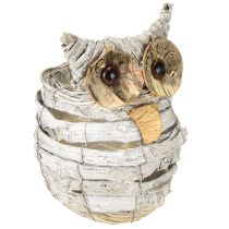 gjenstander Ugle for planting hvit 23cm