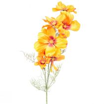 gjenstander Cosmea Kosmee smykkekurv kunstig blomst oransje 75cm