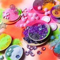 gjenstander Farget sand 0,5mm gul 2kg