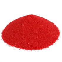 gjenstander Farge sand 0,5mm rød 2kg