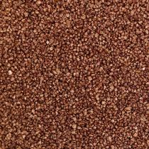 Farget sand kobber dekorativ sand brun Ø0,5mm 2kg