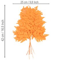 gjenstander Tørkede og konserverte bregneblader til blomsterdekorasjon og høstdekorasjon, 42 cm, 10 stk.