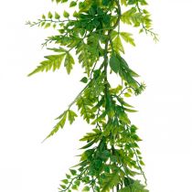 Kunstig hengende plantekrans grønn 150cm