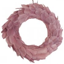 Vårkrans gammel rosa krans til oppheng av dørkrans Ø20cm 3stk