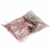 gjenstander Julepynt nissekjole på kleshenger rosa, brun/krem 16 cm 4 stk assortert