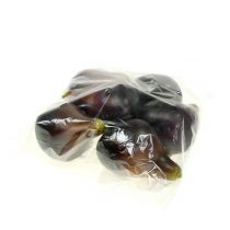 gjenstander VIANA Dekorativ fiken 8 cm 6-delers sett - Kunstig frukt til borddekorasjon og fest