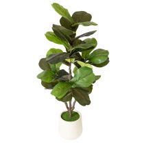 gjenstander Kunstig Ficus lyrata 120 cm dekorativ til stue