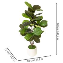gjenstander Kunstig Ficus lyrata 120 cm dekorativ til stue