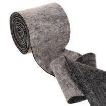 gjenstander Tofarget hengsel til potte i ullfilt, grå/svart, 15 cm x 5 m