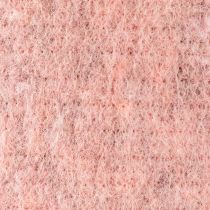 gjenstander Filtbånd tofarget pottebånd ullfiltbånd rosa rødt 7,5 cm 5 m