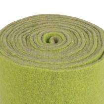 gjenstander Filtbånd ullbånd filtrull pyntebånd grønn grå 15cm 5m