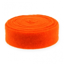 Filtbånd oransje 7,5 cm 5m