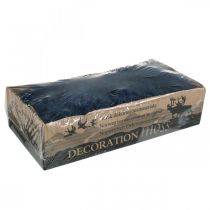 gjenstander Deco moseblå tørrmose for håndarbeid farget 500g