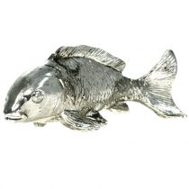 gjenstander Deco fisk antikk sølv 14cm