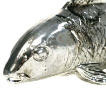 gjenstander Deco fisk antikk sølv 14cm