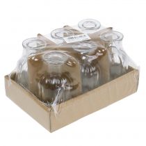 gjenstander Flaskevase liten Ø5,5cm H10,5cm klar 6 stk