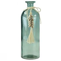 gjenstander Flasker dekorativ glass vase cowrie skjell maritime H26cm 2stk