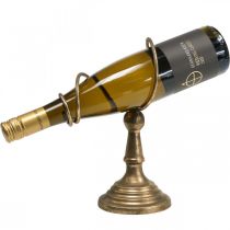 gjenstander Vinflaskeholder, flaskestativ, vinstativ Design Golden H24cm