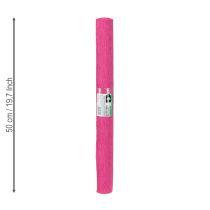 gjenstander Florist crepe papir rosa 50x250cm