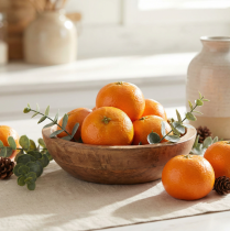 gjenstander Kunstig mandarin dekorativ frukt kunstig frukt Ø6cm H5cm