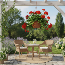 gjenstander Hengende kurv Ø25cm terrakotta