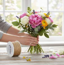 gjenstander Papirinnpakket ståltråd, ståltrådinnpakket, Ø2 mm, 100 m, naturlig