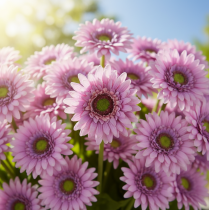 gjenstander Kunstige Blomster Gerbera Hage Kunstige Blomster Lilla 47cm