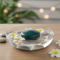 gjenstander Flytelys for festlige anledninger og stemningsfull dekorasjon, 8 cm, 8 stk.