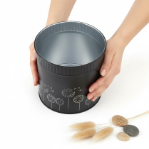 gjenstander Løvetannblomsterpotte, svart, Ø15,5 cm H15,5 cm