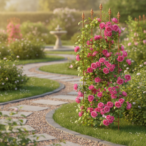 gjenstander Espalier med hjertemotiv, klatrehjelp i romantisk stil for hagestier eller terrasser, 101 cm