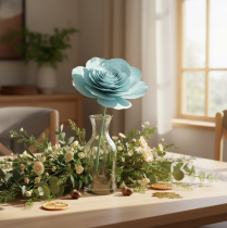 gjenstander Blomsterdekoratør kreppapir 50x250cm blått til dekorasjon