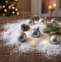 gjenstander Kunstig snø myk hvit deco snø 40g