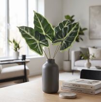 gjenstander Alocasia Elephant Ear Arrow Blad Kunstige Planter Grønn 55cm