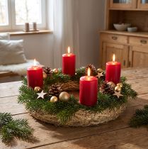 gjenstander Halmkrans halmkranser til kranser og adventskranser 25/6cm 2stk