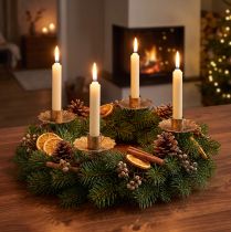 gjenstander Lysholder adventskrans for stikkelysestake Ø7cm 4stk