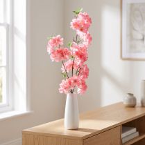 gjenstander Kirsebærblomstgren kunstrosa 103cm
