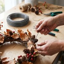 gjenstander Aluminiumstråd for blomsterdekorasjon, håndverk, arrangementer, dekorasjon og modellbygging