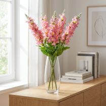 gjenstander Snapdragons Silke Flower Kunstig Snapdragon Rosa Gul L92cm