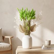 gjenstander Fløyelsgressgrønn Lagurus tørket tørket gress søtt gress 20-50cm 25g tørkede blomsterdekorasjon Boho