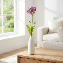 gjenstander Kunstig blomster papegøye tulipan kunstig dekorativ tulipan lilla 63cm