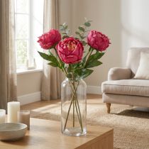 gjenstander Kunstig peonblomst for elegant interiørdekorasjon, 58 cm