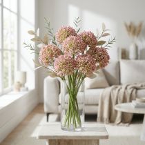 gjenstander Allium kunstrosa 55cm
