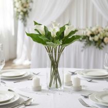 gjenstander Calla Lily Kalla Kunstige Blomster Hvite Eksotiske Blomster 34cm